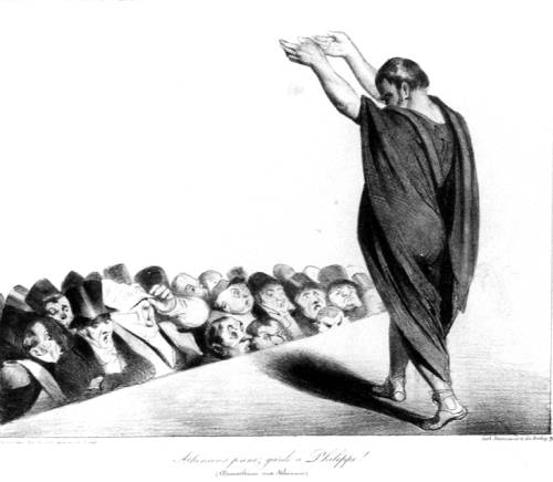 Ath�niens, prenez garde � Philipp by Daumier