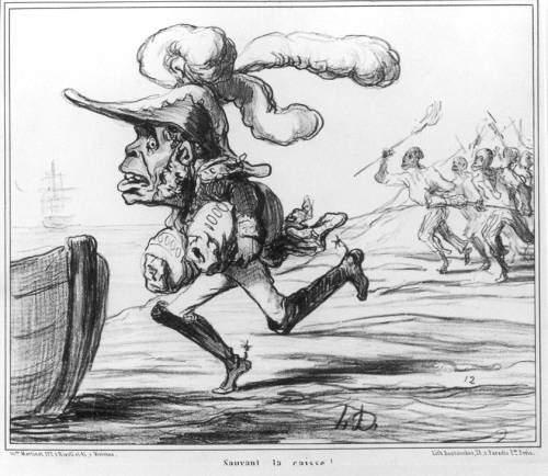 Sauvant le caisse by Daumier