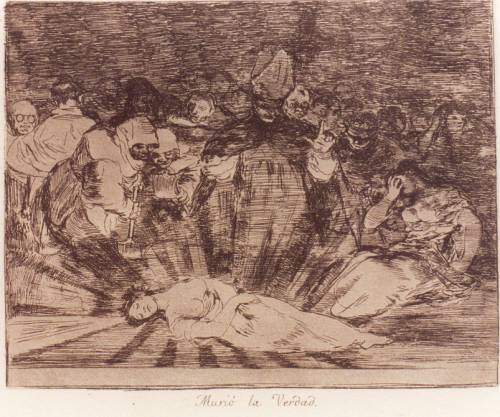 Truth has Died by Goya