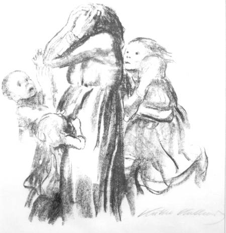 Killed in Battle by Kollwitz