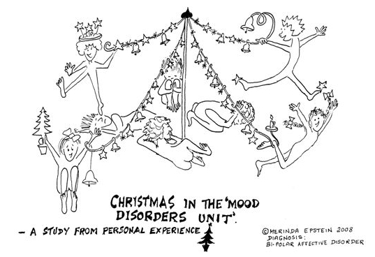 Cartoon - Christmas in the 'Mood Disorders' Unit