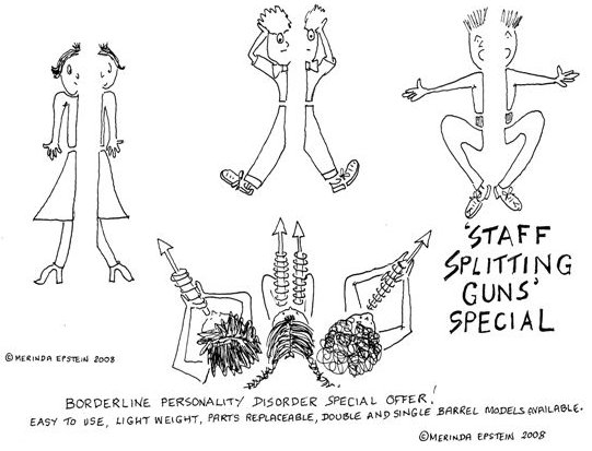 Cartoon - 'Staff Splitting Guns' Special