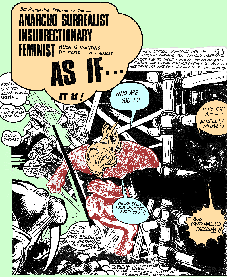 Anarcho Surrealist Insurrectionary Feminist Poster
