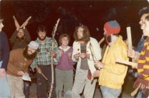 Photo: Singing protest.