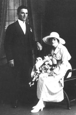 Ted and Kate Wedding Photo - 13 October 1920