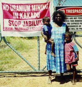 Yvonne Margarula at the lease Gates