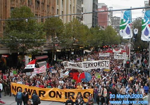 March at Collins St