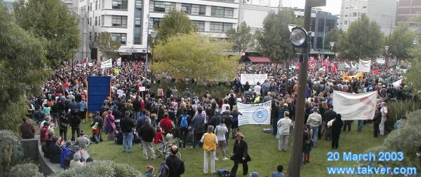 People packed at the State Library