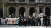 Lawyers outside Supreme Court