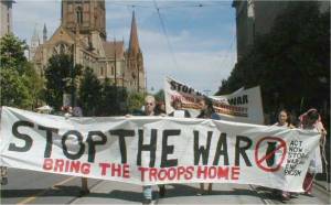 Peace Rally 4 Nov - Stop the War Banner!