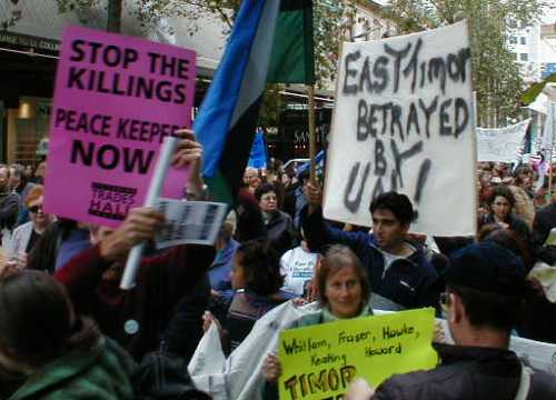 Melbourne East Timor Rally 10Sep99