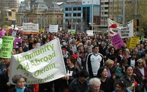 Melbourne East Timor Rally 19Sep99