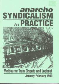 Pamphlet cover: Melbourne Tram Dispute and Lockout 