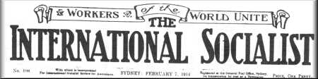 Photo: Masthead of The International Socialist