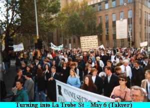 Picture: From Russell into La Trobe Street