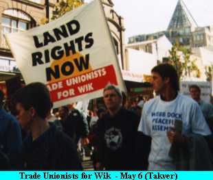 Picture: Unionists for Wik banner