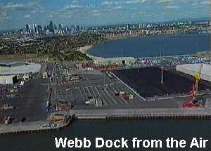 Picture: Webb Dock from the air